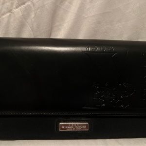 Vintage Disney Mickey Mouse 1928 Wallet , black leather .